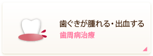 歯ぐきが腫れる・出血する